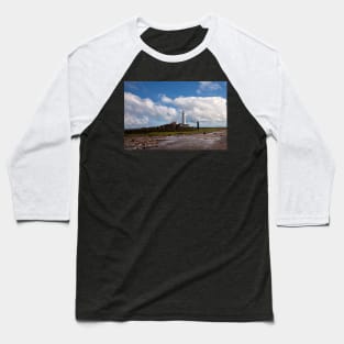 St Mary's Island and Lighthouse Baseball T-Shirt